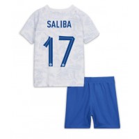 Dětský Fotbalový dres Francie William Saliba #17 MS 2022 Venkovní Krátký Rukáv (+ trenýrky)
